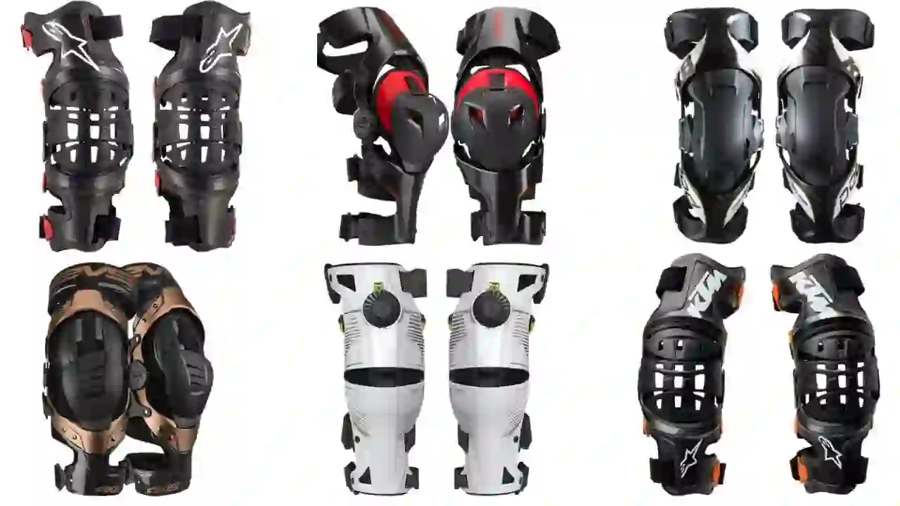 Motocross knee braces